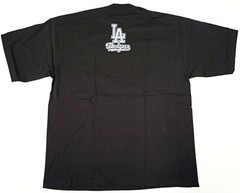 LOS ANGELES T-shirt LA Baseball Chavez Ravine Tee 100% Cotton Mens Black New