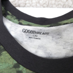 Goodthreads T-Shirt Men’s L Short Sleeve Blurred Camo 100% Cotton Lot of 3