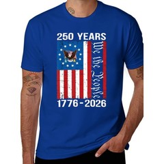 250 Years American Anniversary 250th USA US Flag 4th of July T-Shirt