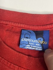 Platinum FUBU Red Fat Albert Shirt Y2K Size XXL 2XL Junkyard Band El Conguero