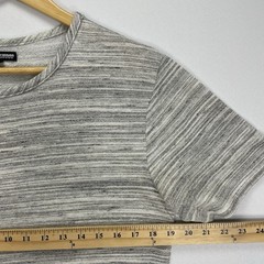 Elwood Shirt Men’s Small Heather Gray Oversized Long Soft Knit Crewneck Tee
