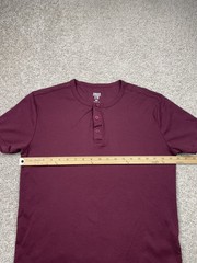 Under 510 Shirt Mens Medium burgundy Dad Tee Performance Preppy Stretch Travel