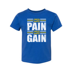Unisex No Pain No Gain Graphic T Shirt For Workout Gym Training And Fitness Enth