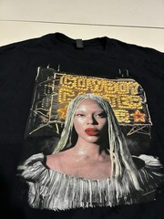 Beyonce Cowboy Carter Shirt Black Large Rodeo Chitlin Circuit Tour R&B Country