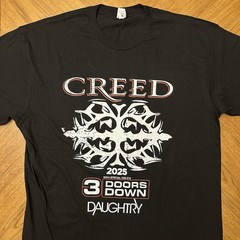 CREED Summer Of 99’ Tour TShirt 2025 Merch Size XL Black Double Sided