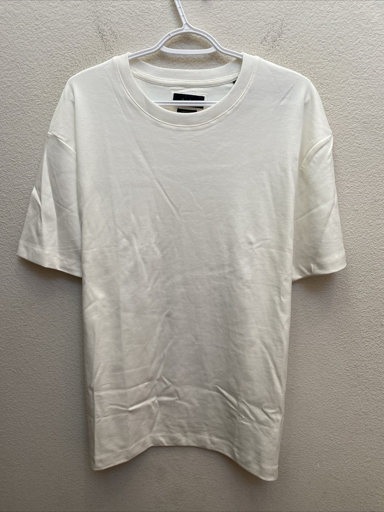 NEW Porter & Ash Men’s XL Off White Crew Neck T-Shirt Comfort Fit NWT