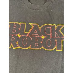 Black Robot Band T-Shirt American Apparel The 50/50 Shirt Black Medium Mens