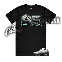 Air Max 95 Fresh Mint OG Big Bubble Green Foam Grey T Shirt Match V3