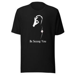 The Prisoner Be Seeing You Old Movie Unisex t-shirt Black & Navy Size S-3XL