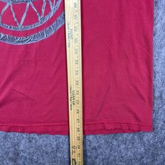 Vtg Y2K Spitfire Wheels Men’s T-Shirt Big Head Graphic Red Short Sleeve Size XL
