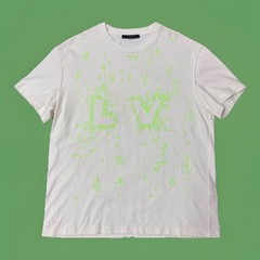 Louis Vuitton LV Logo Spell Out Embroidery Inside-out Heavy Cotton Shirt