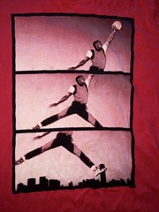 Air Jordan 1 Red T-Shirt Basketball Print size XXXL 3x Brand
