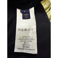 Louis Vuitton Mens Black Monogram Cuff Logo T-Shirt RM242MQ Z34 HRN42W Small