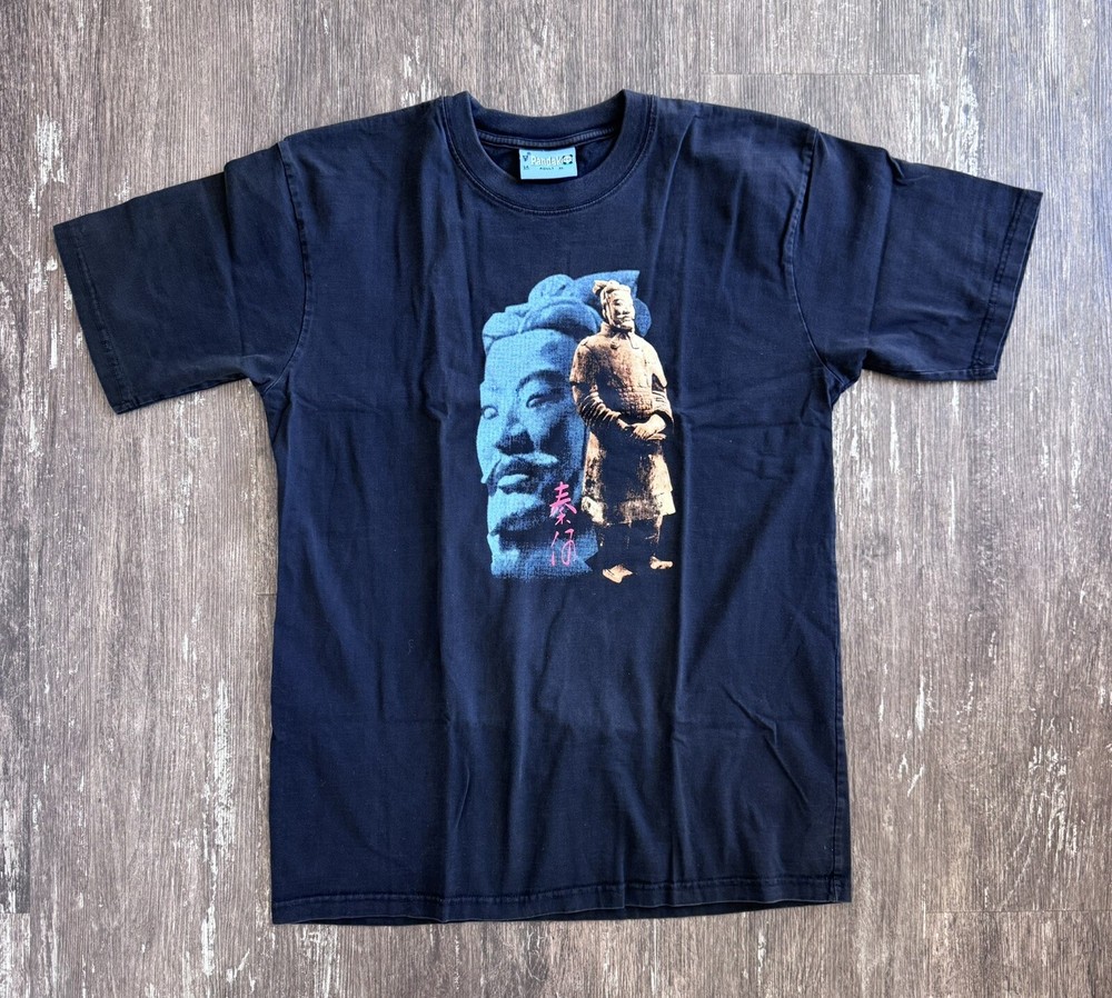 Vtg T-shirt Tee Pandak Xi’an Qin Sz XL Chinese Terracotta Warriors Statue
