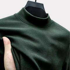 Trendy Half Turtleneck Sweater For Men Casual Mock Neck Design For Everyday Use