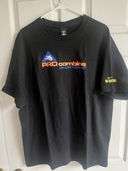 Nike No Routine Football Basketball Pro Combine NYC Men’s Shirt Black XL Vintage