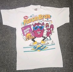Vintage 80s California Raisins Grapevine Spike Time Men’s Medium White T-Shirt