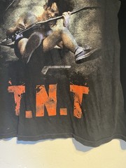 Vintage Acdc TNT Shirt XL Rock Band Gig Angus Young 2011 Distressed Angus Young