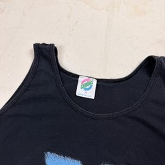 Vintage 80s Kings Dominion Grizzly Roller Coaster Tank Top T-Shirt Size Medium