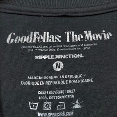 Goodfellas Mafia Movie T-Shirt Size Medium