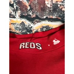 Majestic Cincinnati Reds Mock Neck Shirt Mens XL Red Diamond Collection MLB USA