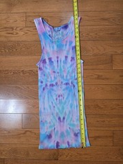 Choice of Tie Dye: Medium Tie Die Tank Top, STRETCHY Gildan 100% Cotton Handmade