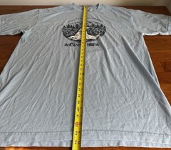Coors Beer Waterfall Golden Colorado T-Shirt Men’s Size 2XLT blue