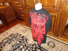 Black Straight Out of the HOOD Ghetto Heavy Cotton T Shirt Adult 2XL Big & Tall