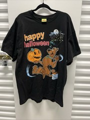 Scooby Doo Cartoon Network Halloween “Fright Night Vintage T Shirt Black Mens XL