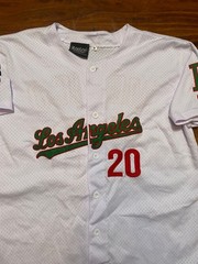 Los Angeles Dodgers MEXICO WEST COAST “Viva Mexico Cabrones” Jersey 20# READ