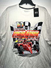 UNDER ARMOUR HOOPS FINISH LINE RACING BASKETBALL SHIRT SIZE XL White