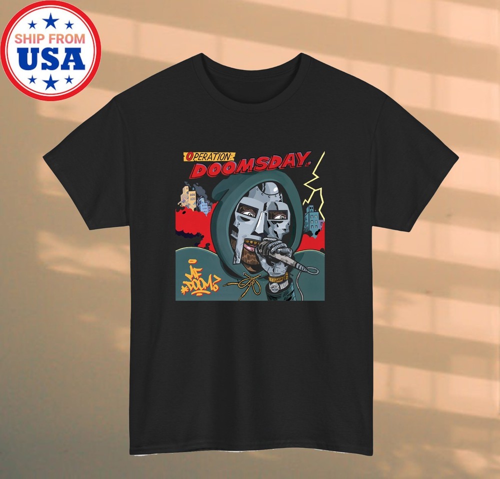 MF DOOM Operation Doomsday Men’s Black T-shirt Size S-5XL