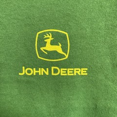 John Deere Tractor Graphic T-Shirt XL Green Quality Integrity Tradition NWOT