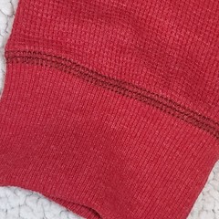 G.H. Bass & Co. Men’s Yosemite Henley Long Sleeve Shirt Large New With Tags Red