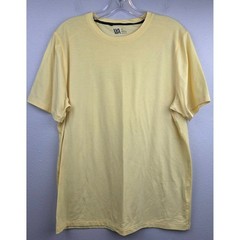 VRST Tech Performance Tee Mens Medium Bright Yellow Short Sleeve T-Shirt