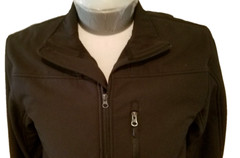 men Nordic track midweight Black Zip up jacket size L