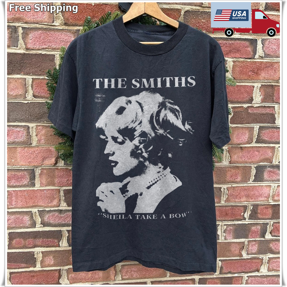 The Smiths ‘Sheila Take A Bow’ T-shirt, Unisex Black T-shirt, Size S-5XL