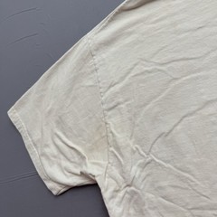 Hanes Beefy-T Vintage 90s Double-Sided Graphic Beige Unisex T-Shirt XL