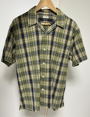 PHIGVEL 22SS Madras Check Short Sleeve Shirt Size S