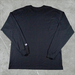 Champion Classic Jersey Crew Neck T-Shirt Men’s 2XL Long Sleeve Black
