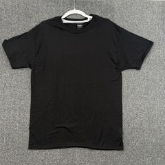 Hanes Mens Medium T Shirt Black X-Temp Crew Neck 2 Pack O4200 Performance Unisex