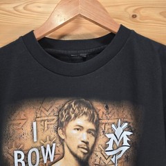 Manny Pacquiao Boxing I Bow To No One T Shirt Adult Medium Double Sided
