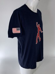Barstool Sports Tiger Woods T-Shirt Men XL Navy Cotton American Flag YGI P5-48