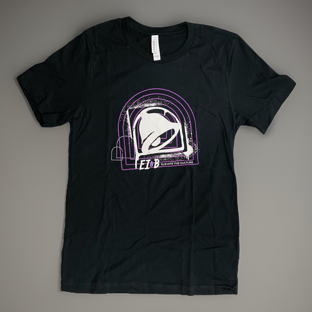 Limited Edition Taco Bell Black T-Shirt – Unisex – Size Small