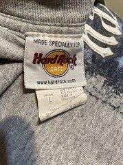 Vintage Men’s 1990’s Hard Rock Cafe HOLLYWOOD Gray Shirt Size Large