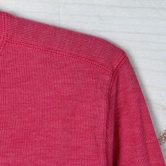 Bonobos Shirt Mens Small Pink Long Sleeve T-Shirt Slim Fit Top Cotton Blend Knit