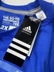 Adidas The Go-To Performance Tee Men’s Short Sleeve T-Shirt Size 2XL Blue NWT