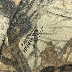 ACE Sportswear Men’s XXXL Vintage Realtree Hardwoods Shirt Camo Henley Stitch
