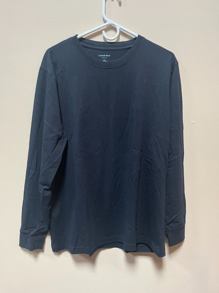 Men’s Lands End Long Sleeve Tshirt – Size L
