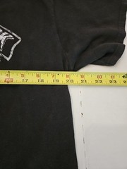 The Dirt Track At Charlotte Tee Shirt Black, White Letters 20in Across 27in Long